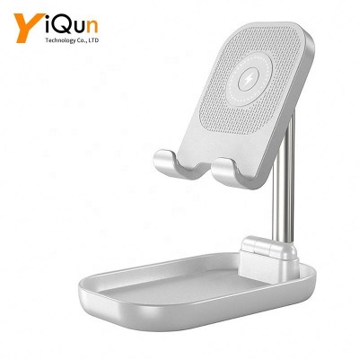 In Stock Hot Selling Desktop Wireless Charger Cell Phone Tablet Laptop Mobile Phone Holder Stand