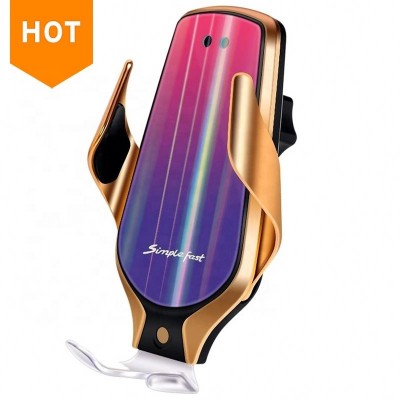 Wireless Car Charger 2019 R9 Car Wireless Charger 10w Automatic Wireless Car Charger