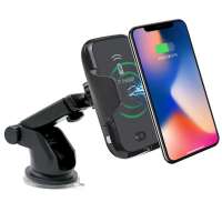 Shenzhen manufacturer low price for qi certified for iphone for samsung wireless car charger 10W infrared phone holder